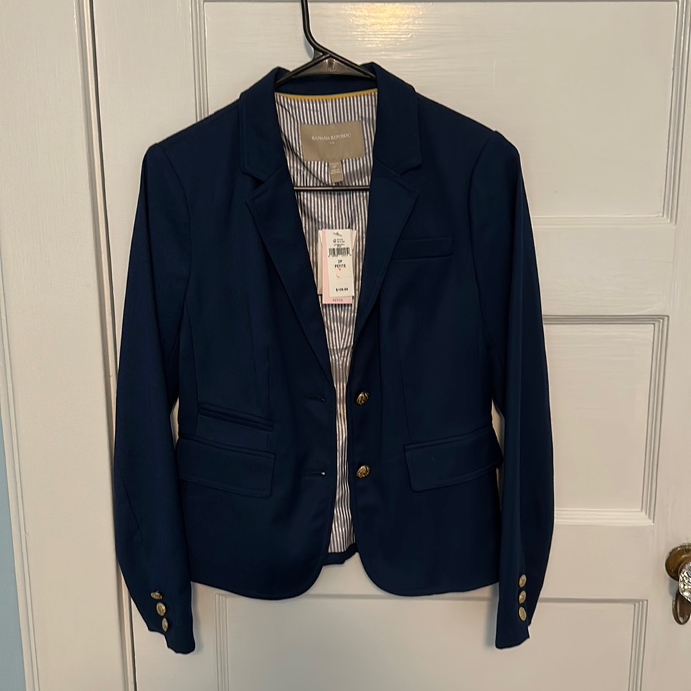 Navy blue blazer